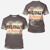 Basically A Detective - Personalized All Over Shirt