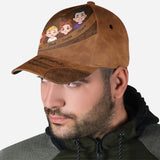 We're Yours No Returns Or Refunds Chibi Kids - Personalized Father Classic Cap