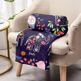 Elephant Mom - Personalized Mother Blanket
