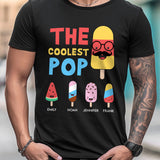 The Coolest Pop - Personalized Grandpa T-shirt And Hoodie