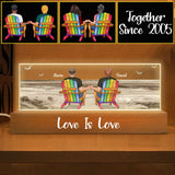 Love Is Love - Personalized LGBT Support Custom LED Night Light