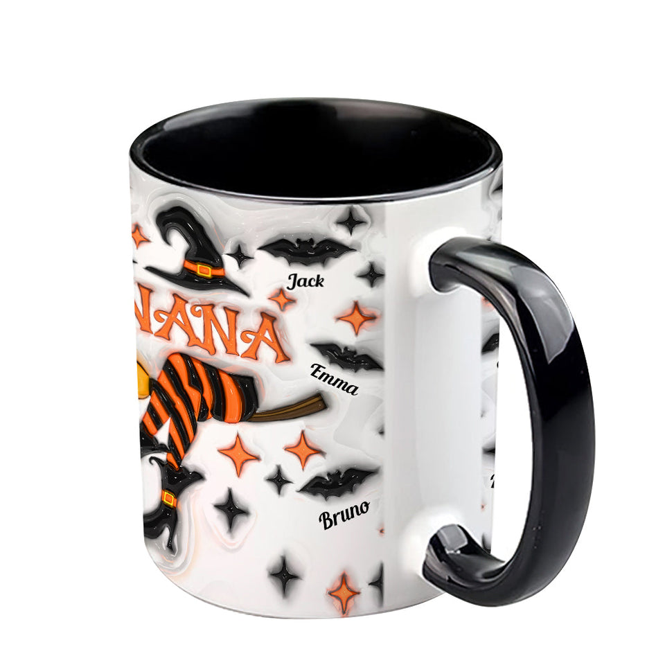Nana Liffe/ Grandma Life/ Mama Life... - Personalized Grandma Accent Mug