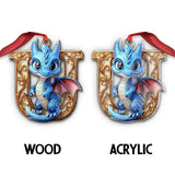 Charming Dragon - Personalized Kid Ornament