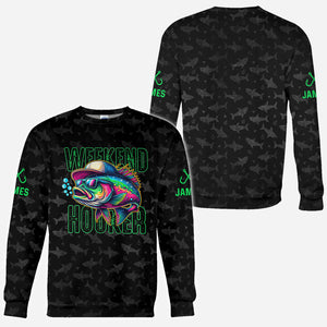 Weekend Hooker - Personalized Fishing All Over Shirt