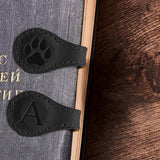 Custom Initials - Personalized Book Magnetic Leather Bookmark