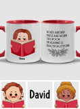 This Book I’m Reading Is Practically Porn - Personalized Book Accent Mug