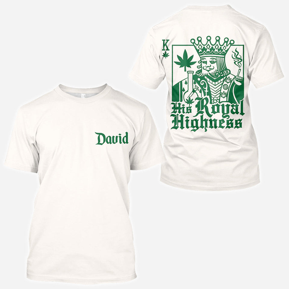 The Royal Highness - Personalized Weed All Over Shirt