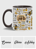 Just Bee Happy - Personalized Accent Mug