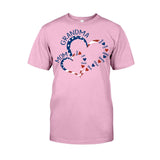 First Mom Now Grandma - Personalized Grandma T-shirt And Hoodie