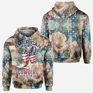 American Cowgirl - Personalized Country Girl All Over Shirt
