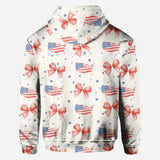 Coquette American Girl - Personalized Independence Day/ 4th of July All Over Shirt