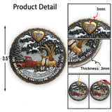 God Blessed The Broken Road - Personalized Couple Ornament