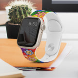 Love Is Love Pride Rainbow - Personalized LGBT Support Apple Watch Band