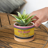 It Takes A Big Heart To Help Shape Little Minds Pencil - Personalized Teacher Ceramic Plant Pot