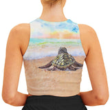 Love Turtles - Personalized Turtle Crop Tank Top