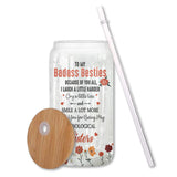 My Unbiological Sisters - Personalized Bestie Can Glass