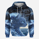 The Blue Cat Wave - Cat All Over Shirt