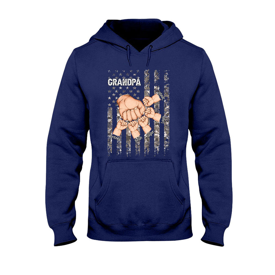 Best Grandpa/Papa/Dad Ever - Personalized Grandpa T-shirt And Hoodie