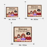 Dear Mom Dad Great Job We're Awesome Thank You - Personalized Mother 2 Layered Wood Sign / Wood Plaque