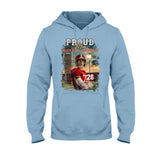 Pround Mom/ Dad/... Game Day & Everyday - Personalized Football T-shirt And Hoodie