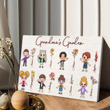 Grandma's Garden - Personalized Grandma Canvas And Poster