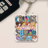 Cruise Squad 2024 - Personalized Cruising Custom Shaped Keychain