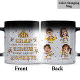 This Is My Circus These Are My Monkeys - Personalized Mother Mug