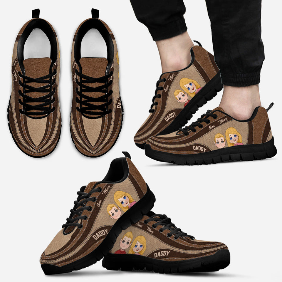 Best Dad Ever - Personalized Father Sneakers