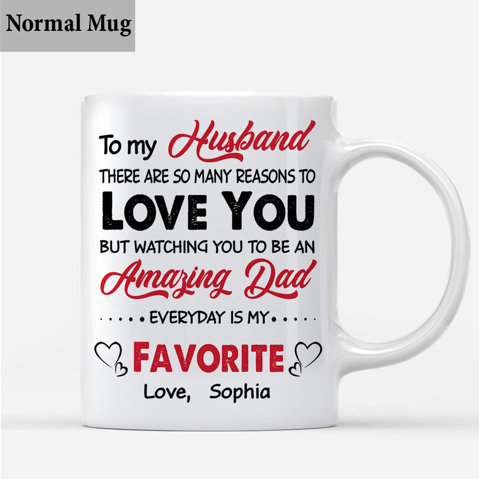 There Are So Many Reasons To Love You - Personalized Couple Mug