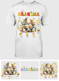 Gift For Grandma Easter Gnome - Personalized Grandma T-shirt And Hoodie