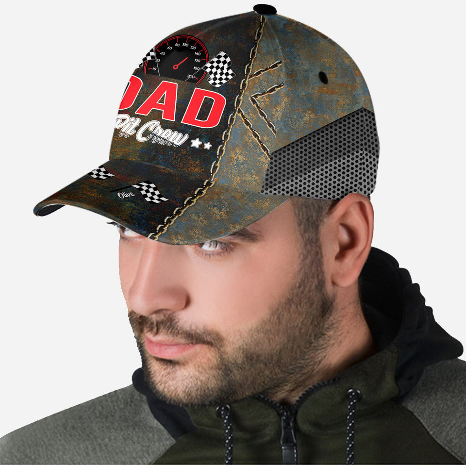 Daddy's Pit Crew Racing Flags - Personalized Racing Classic Cap