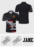 Wolf Pack - Personalized Father Polo Shirt