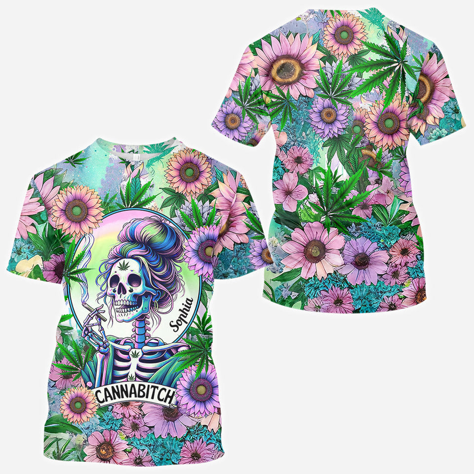 Cannabitch - Personalized Weed All Over Shirt