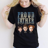Proud Father Mother Of A Few Dumbass Kids - Personalized Father T-shirt And Hoodie