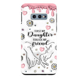 First My Mother Forever My Friend - Personalized Mother Clear Phone Case