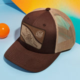 Best Dad Ever - Personalized Father Leather Patch Hat
