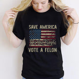 Vote FeI0n 2024 Shirt, I'm Voting For The FeI0n Shirt, We The People Shirt, Vote Convicted Shirt, Fight For America Shirt