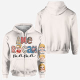 American Mama Any Title Vintage Retro Style - Personalized Mother All Over Shirt