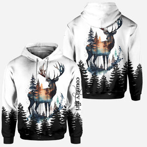 Country Girl - Personalized Hunting Hoodie and Leggings