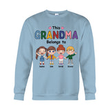 This Grandma Belongs To - Personalized Grandma T-shirt And Hoodie