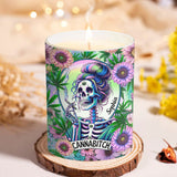 Cannabitch - Personalized Weed Candle With Wooden Lid