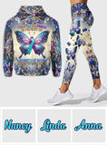 I Wear Teal And Purple - Personalized Suicide Prevention Hoodie and Leggings