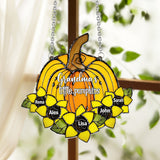 Tis The Season To Be - Personalized Grandma Window Hanging Suncatcher Ornament