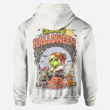 Green Pumpkin Mama Any Title - Personalized Stole Christmas All Over Shirt