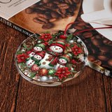 Blessed To Be Called Nana Grandma Gigi - Personalized Grandma Round Shaped Glass Ornament