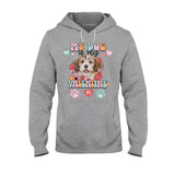 My Dog Is My Valentine - Personalized Dog T-shirt And Hoodie