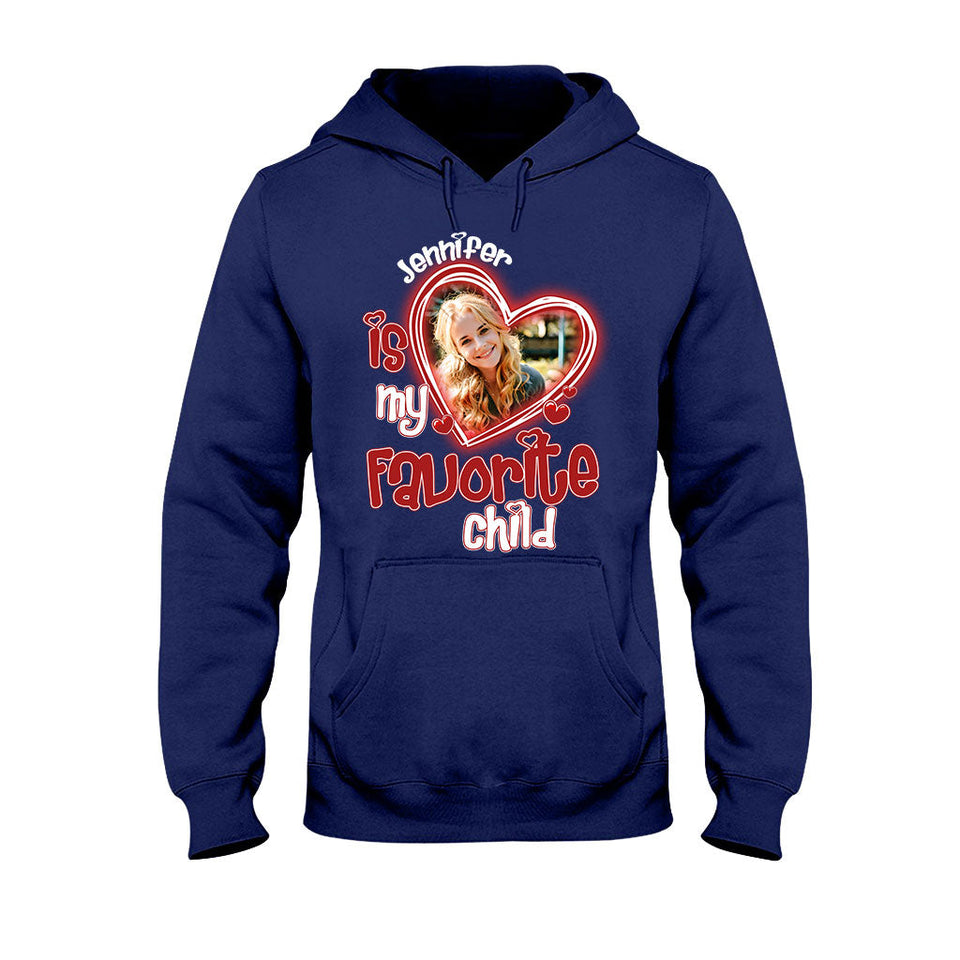 Mom's Favorite Child - Personalized Mother T-shirt And Hoodie