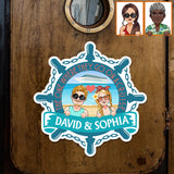 The One Where They Go On A Cruise - Personalized Cruising Magnet