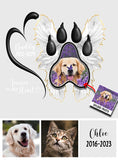 Forever In My Heart - Personalized Dog Decal Die Cut