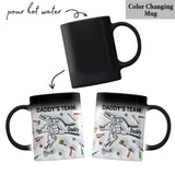 Daddy's Team - Personalized Father Mug